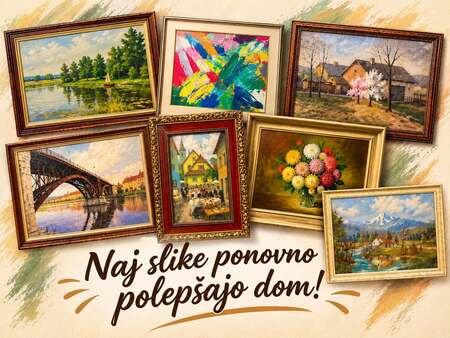 Dobrodelna razstava podarjenih slik za dober namen